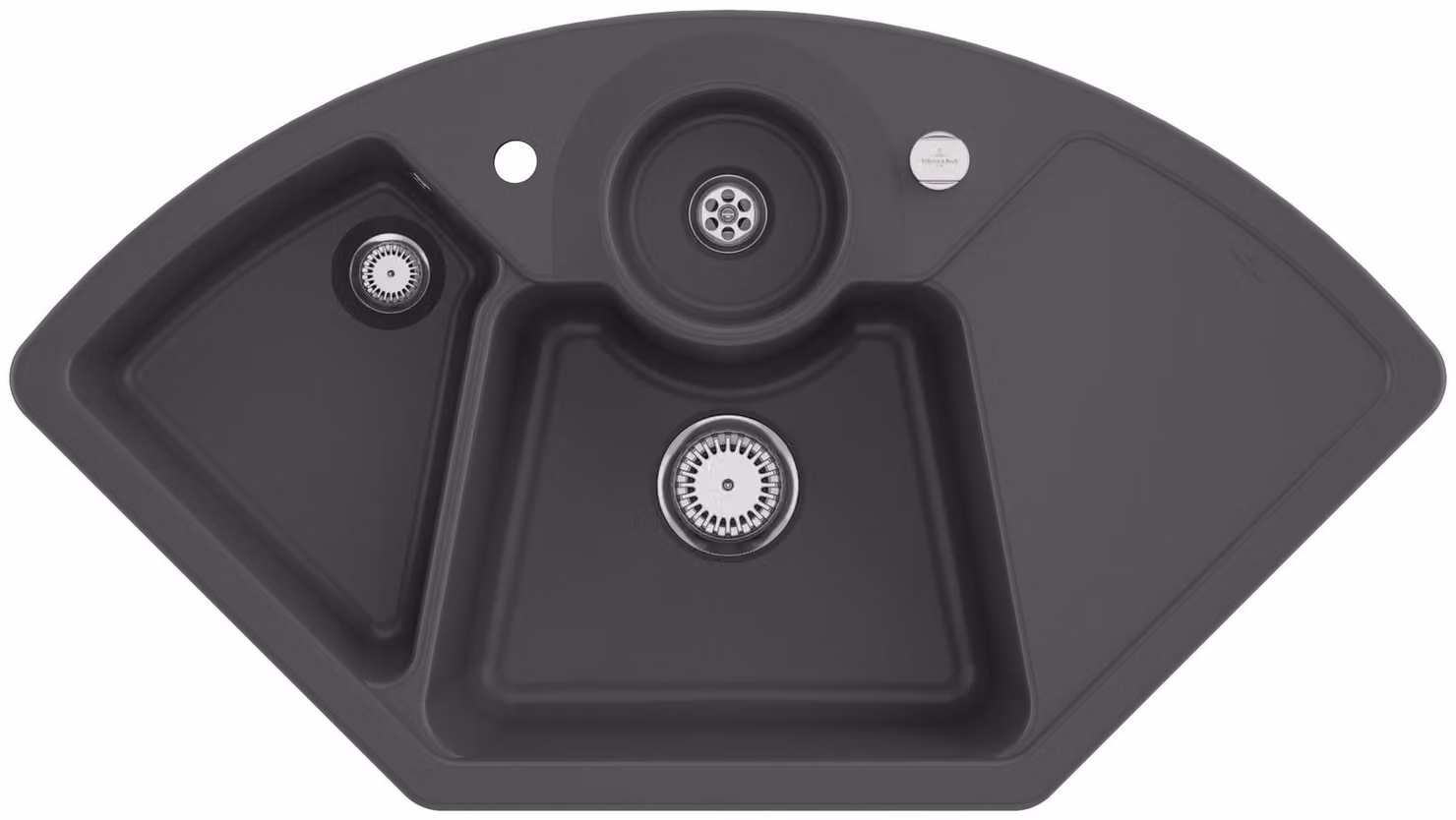 Villeroy & Boch 670802i4 Eck-SP Solo Eck 1075x600mm Filato in eccesso.
