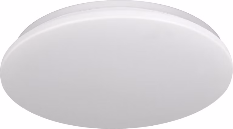 Plafone LED rotondo ADAR bianco 17W, luce bianca neutra 1900 lm, materiale plastico, dimensioni: 6,5 x 33 x 33 cm, IP44, Polux