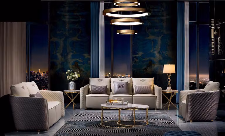 Sofagarnitur Set Design Sofas Polster Couchen Leder Relax Moderne 321 Sitzer