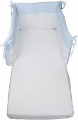 Paracolpi per lettino a 3 lati con motivo a stelle azzurro Baby Idea P 260AZ