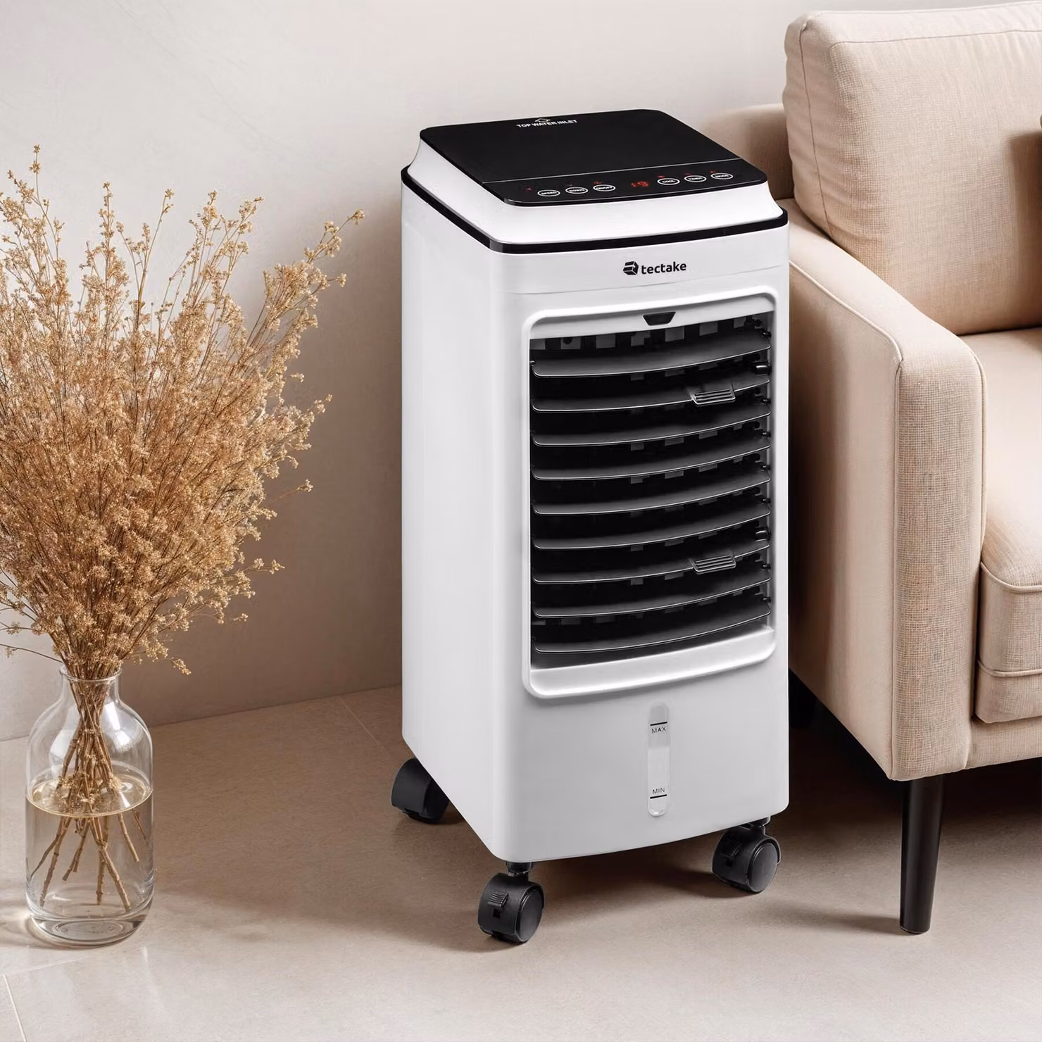 Climatizzatore monobloc tectake bianco con telecomando, timer e oscillazione – 2
