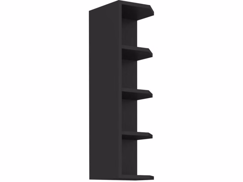 Mobile alto angolare TOVA - larghezza 30 cm, nero