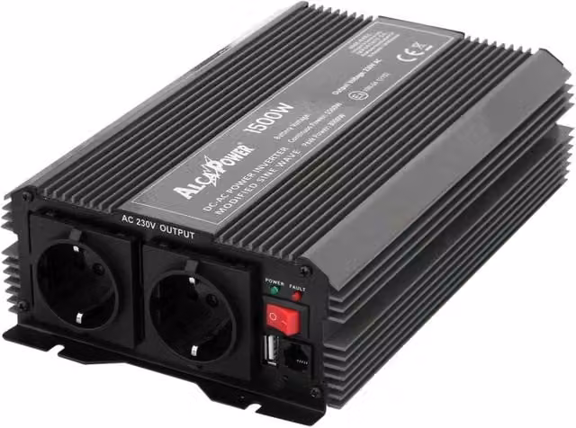 Inverter Alca Power SOFT START IRS1500-24 Nero, 1500W, Input 24V DC, Output 220V AC
