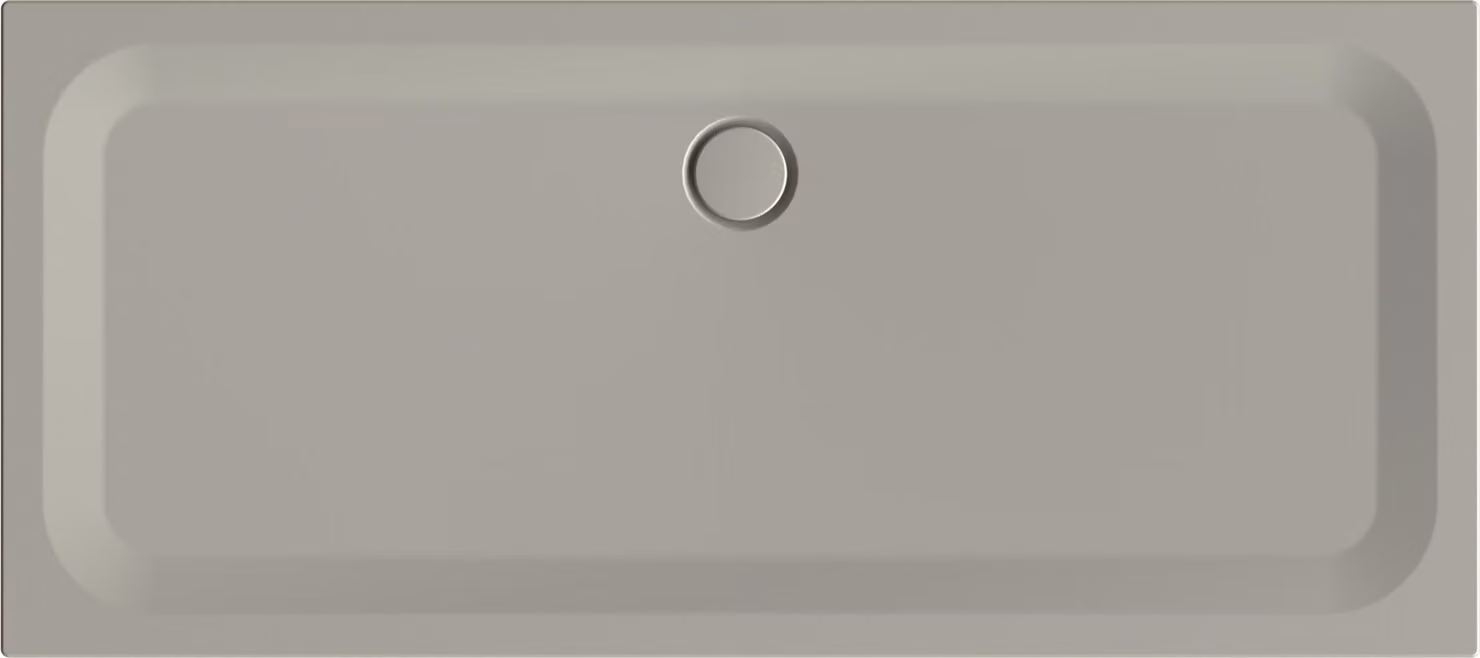 Receveur de douche rectangulaire BetteUltra avec support de baignoire minimum, 1800x800x35mm, 5986-416T1, 5986-416T1