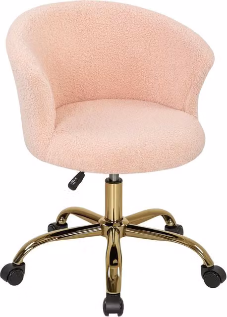 Sedia da ufficio ergonomica regolabile in altezza ¨C zephmum ¨C rosa