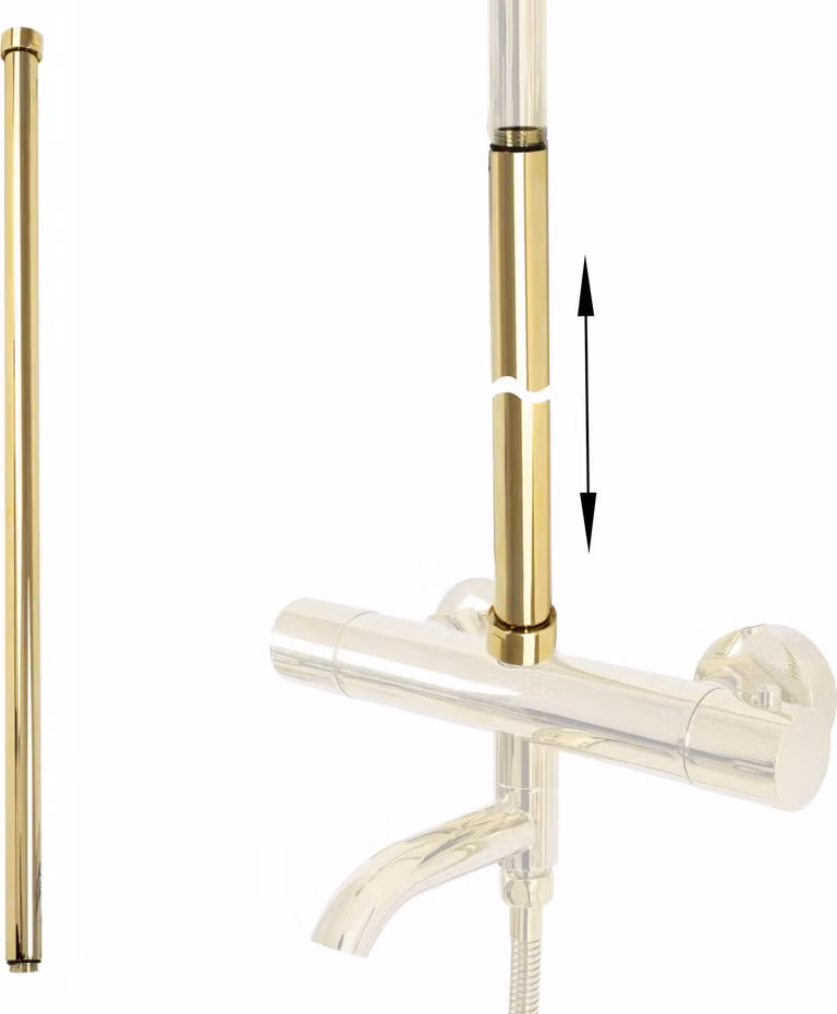 Prolunga per Set Vasca/Doccia Rea 60 cm Gold