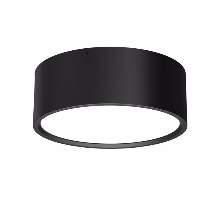 Spot a soffitto nero rotondo Ø16cm colore neutro LED 24W downlight led Luminex