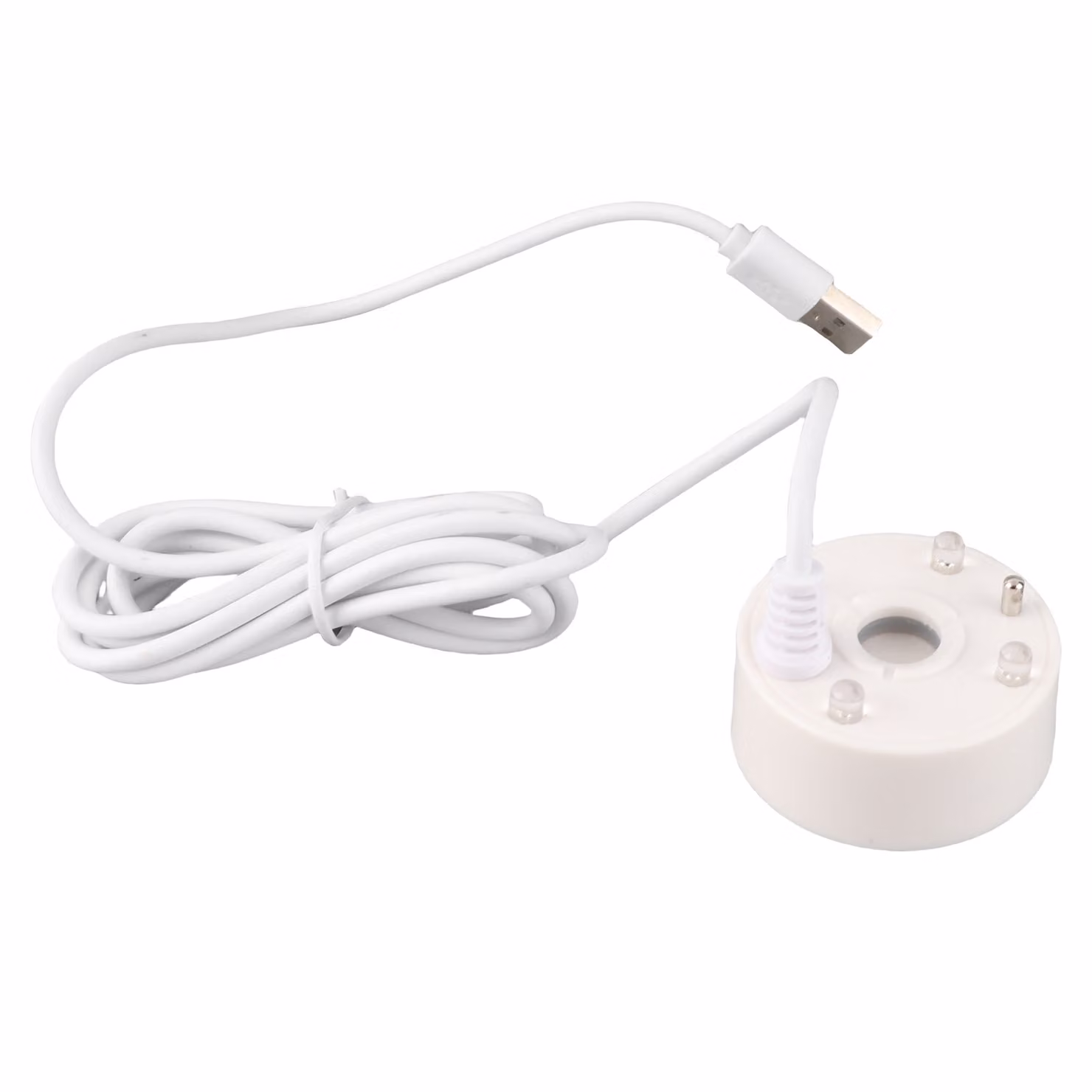 Nebbiogeno USB Luci LED colorate 5V Nebulizzatore fontana ultrasonica per laghetto giardino roccioso acquario lavandino