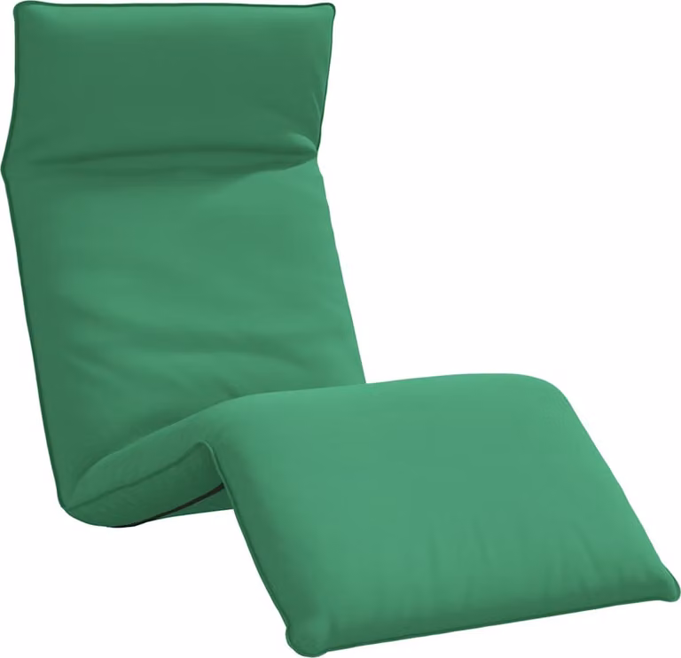 Lettino Pieghevole Verde 175x54x8,5 cm in Tessuto Oxford