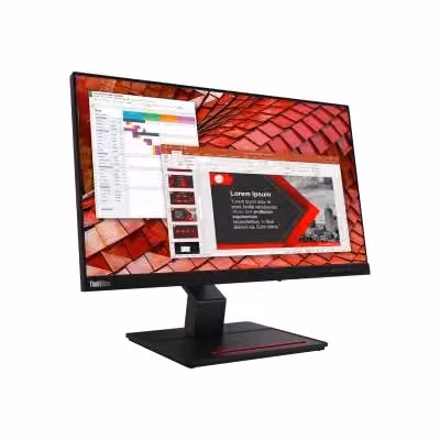 Monitor Lenovo ThinkVision T24t-20 da 23,8 pollici Full HD IPS, Nero, con connettività USB-C, USB-A, HDMI e DisplayPort – 2