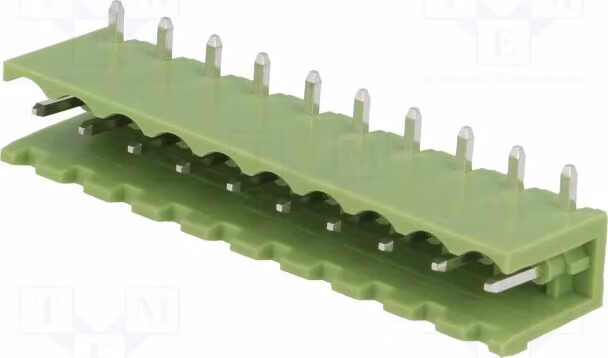 5 x Profilo di chiusura disattivabile, contatto R: 5,08 mm, corsa: 10. Connettore XY2500R-C(5.08)-10PIN