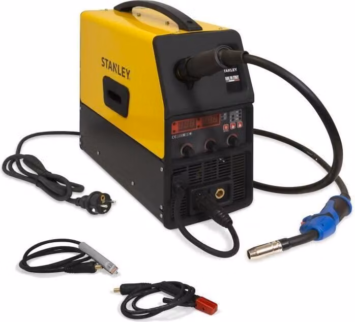 Saldatrice inverter STANLEY VIP 200A, Multi Process 4 in 1, MMA, MIG GAZ, MIG NO GAZ, TIG, da 10A a 200A
