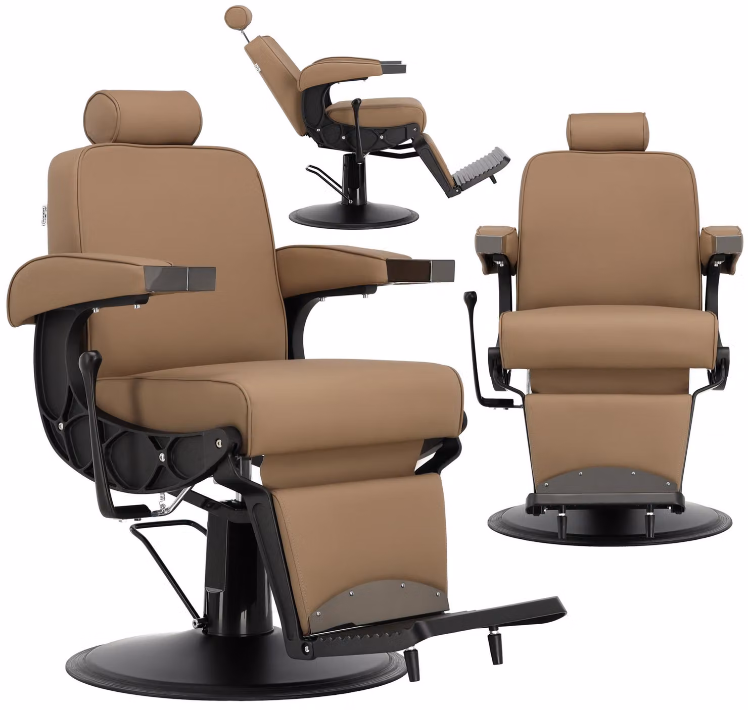 Poltrona da barbiere Olix idraulica per salone di bellezza barber shop Barberking
