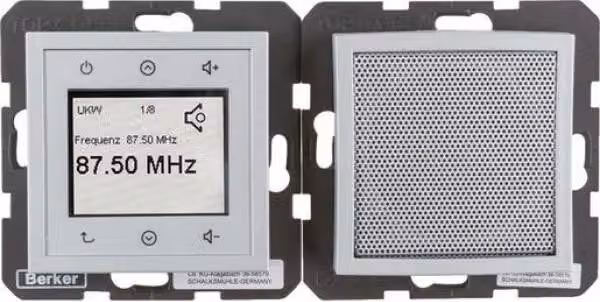 Berker S.1/B.X RADIO DAB+/BT ALU MAT (30801404 RADIO SET)