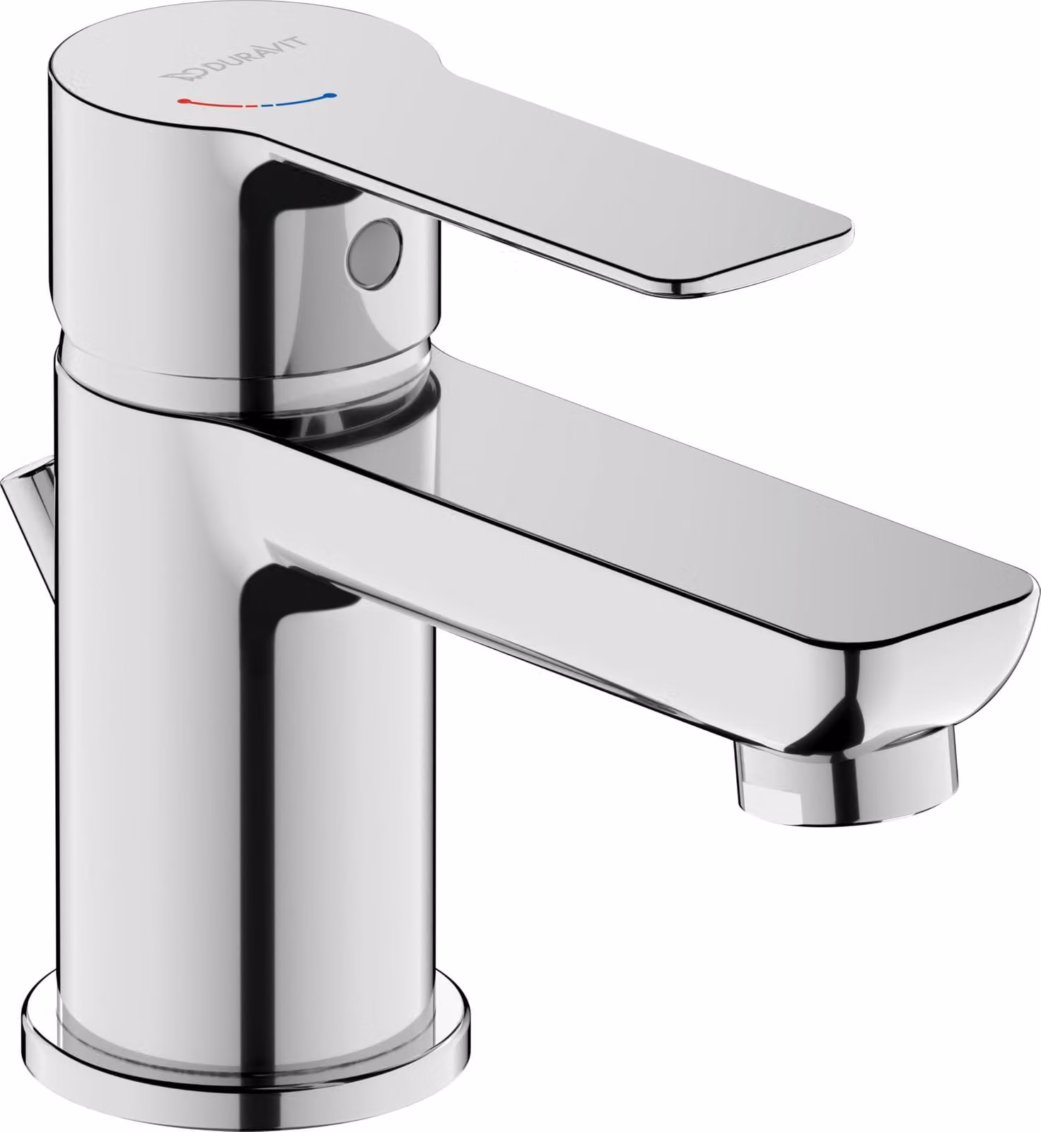 Miscelatore monocomando per lavabo, cromo, modello FreshStart, con limitatore di flusso