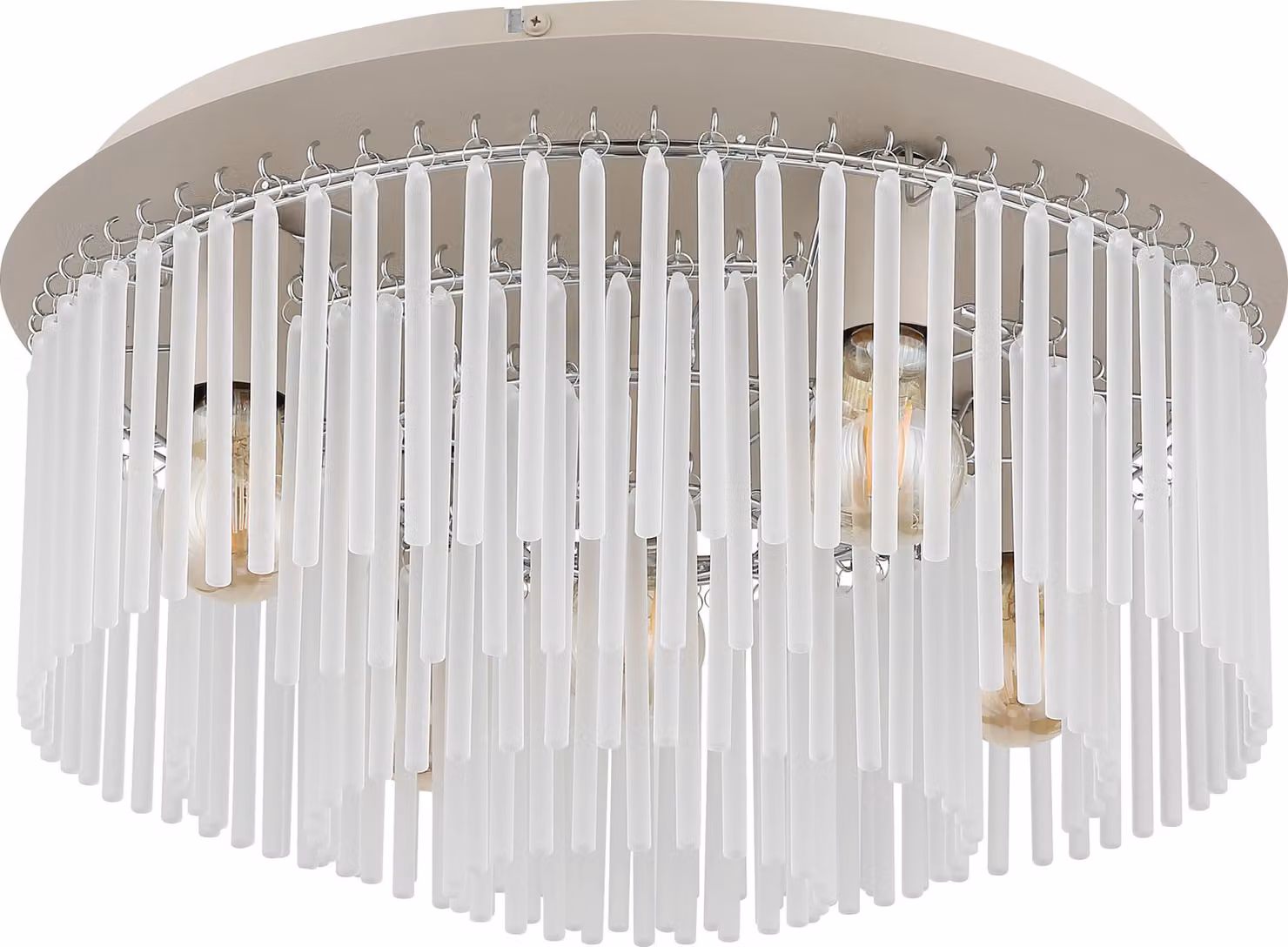 GLOBO Lighting Plafoniera GORLEY DH 50x25 cm beige Lampada da soffitto