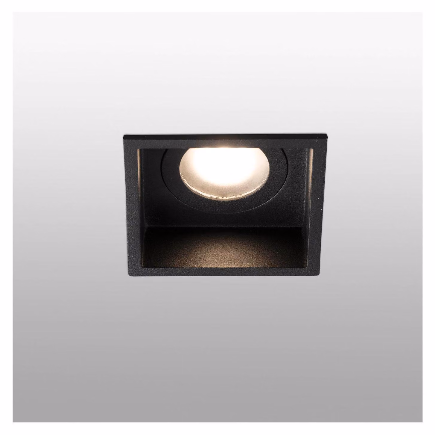 Faretto HYDE Square GU10 IP44 Nero