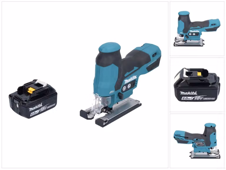 Seghetto alternativo a batteria Makita DJV 185 G1 18 V brushless + 1x batteria ricaricabile 6,0 Ah - senza caricabatterie