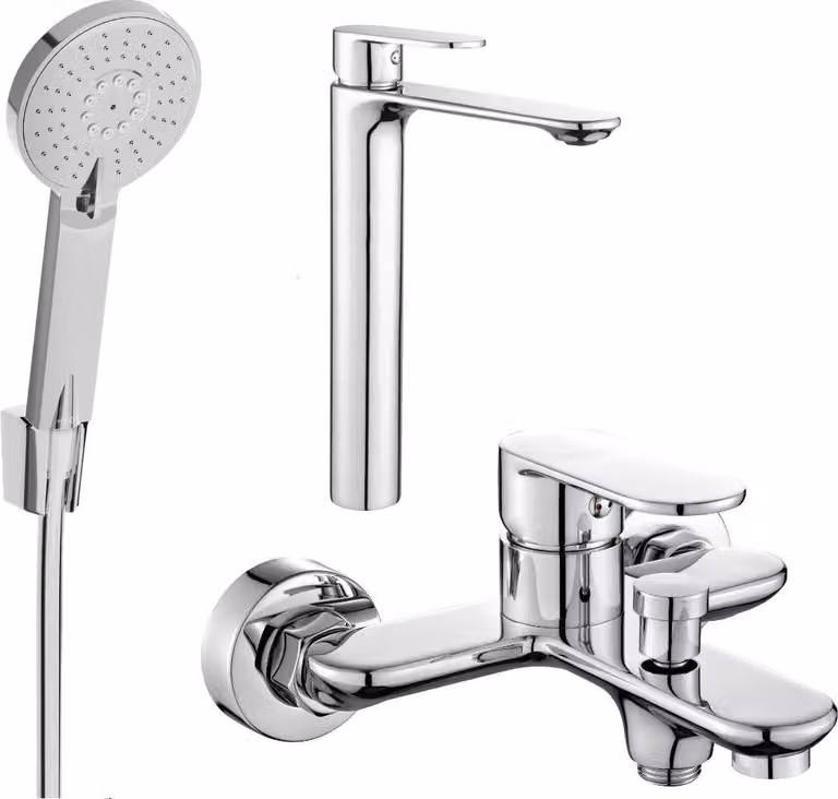 Mexen Milo R40 set bagno, cromo - 71313R40-00