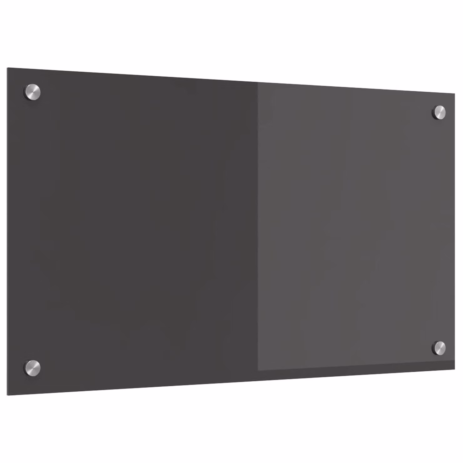 Schienale da cucina vidaXL in vetro temperato Grigio scuro L: 70 cm, H: 40 cm