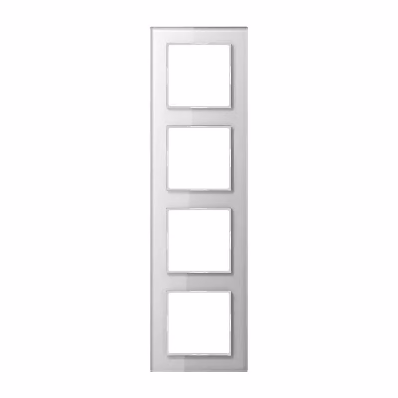 Telaio in vetro Jung a 4 ingressi aws orizzontale/verticale AC 584 GL WW