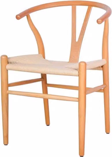Polsterstuhl Moderne Design Textil Lehnstuhl Beige Esszimmer Luxus Möbel