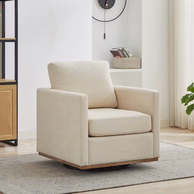 Poltrona girevole 4 facce - Zephmum- 360¡ã rotazione beige