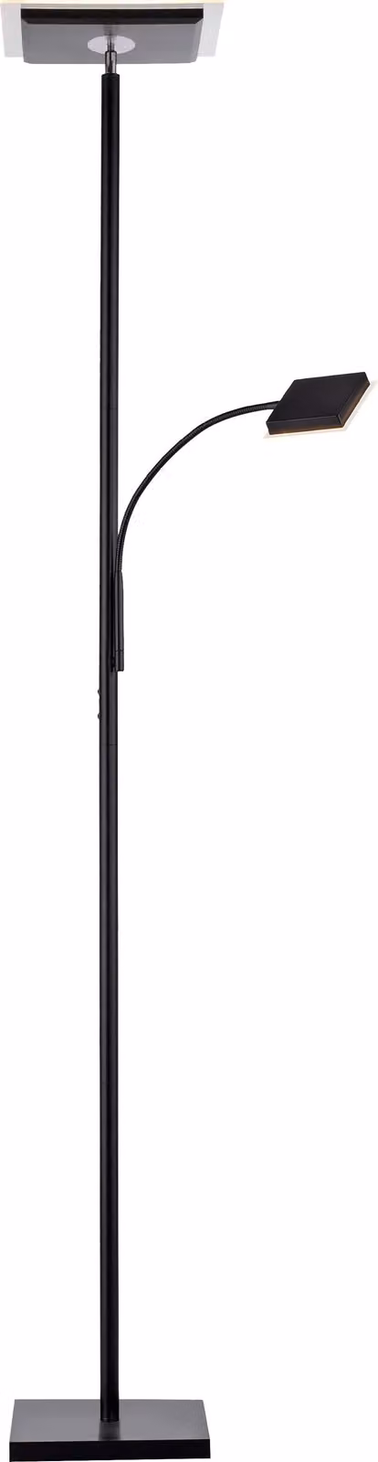 Illuminatore a LED, incluso spot di lettura, dimmerabile, mobile, H 190 cm