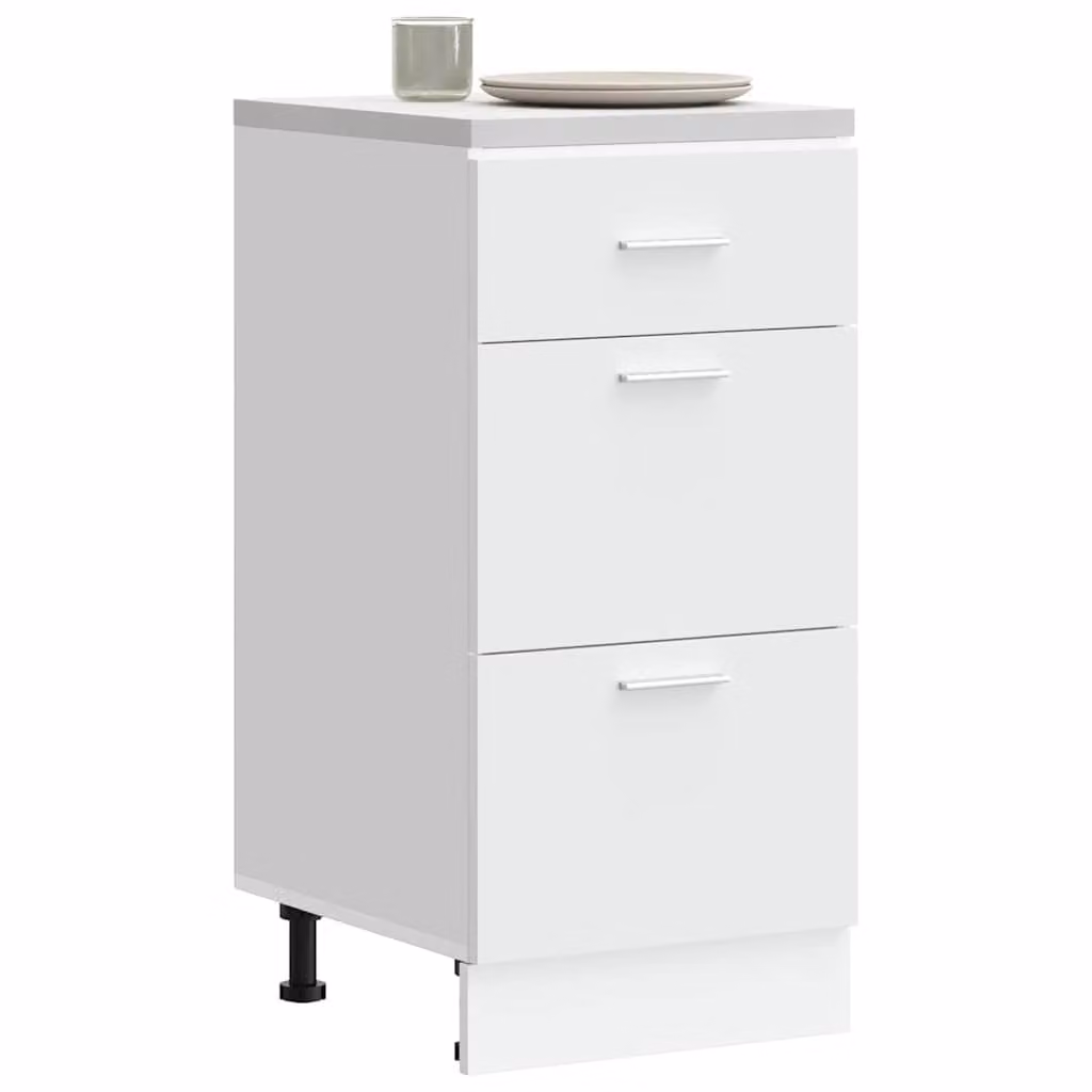 Armadio inferiore da cucina Lyon vidaXL bianco L 40 cm, P 46 cm, H 81,5 cm