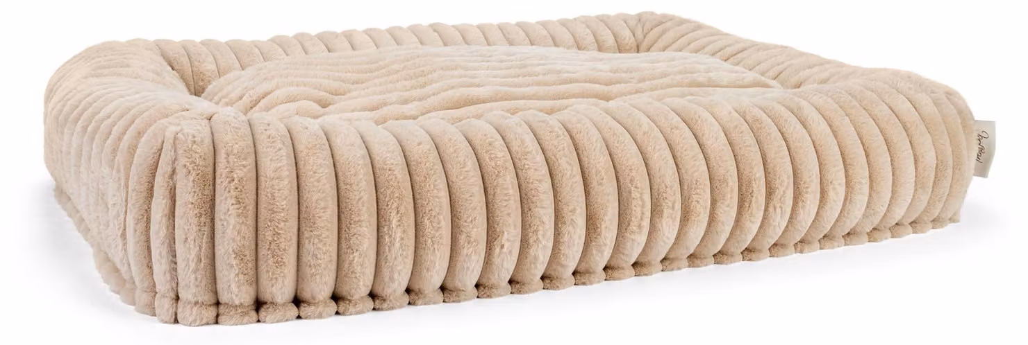Cuccia per cani a forma di cubo (colore caramello, taglia L)
