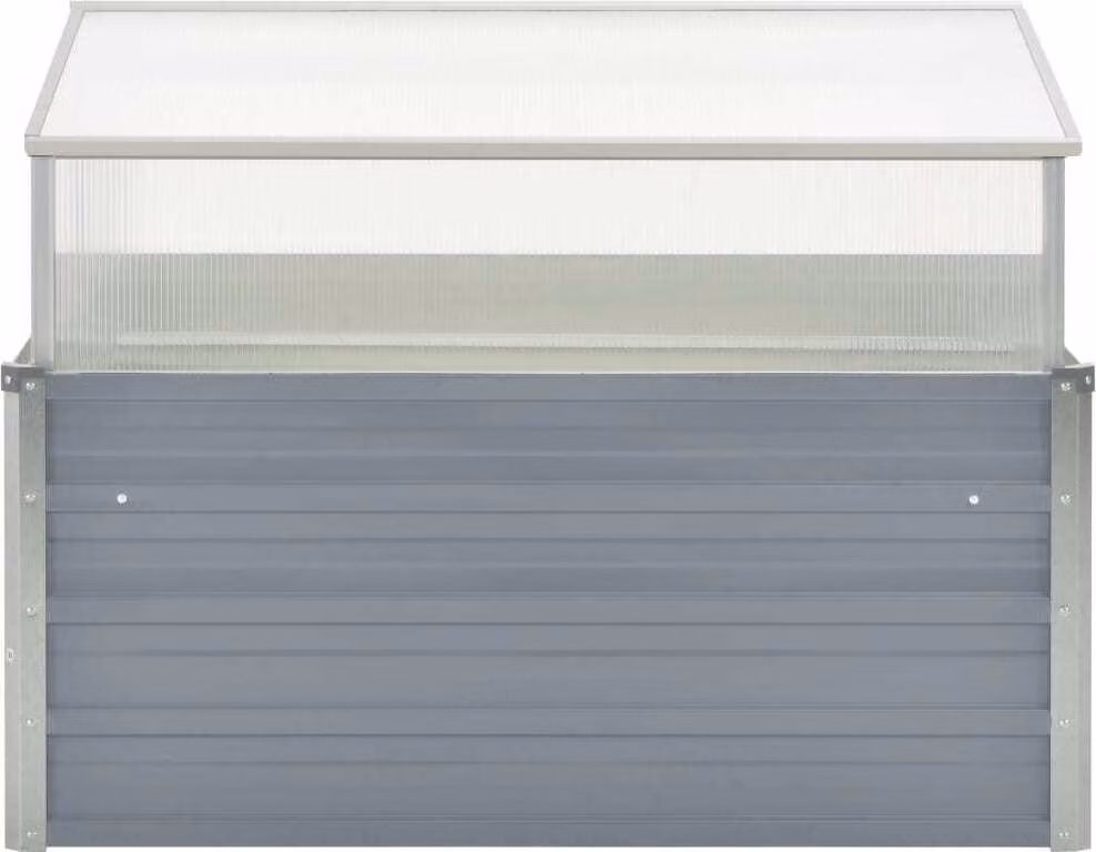 Serra 100x100x85 cm in Acciaio Zincato Grigio