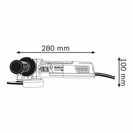 Smerigliatrice angolare elettrica Bosch GWX 9-115 S X-Lock da 900W blu – 2