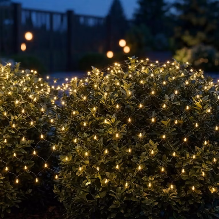 Catena luminosa a LED con 160 luci bianche calde, con spina di corrente, ideale per decorare il giardino