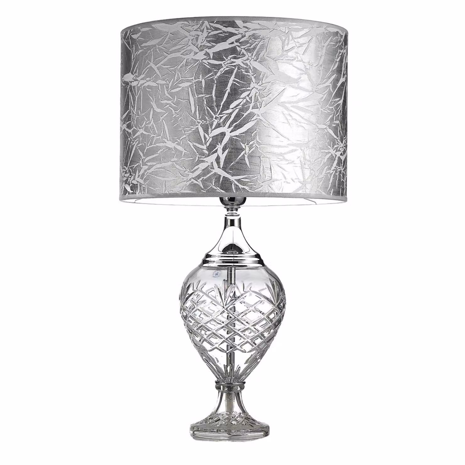 Cremasco Lampada da tavolo Belle Epoque, Chiaro / Trasparente, Soggiorno / Sala da pranzo, Vetro, Lampada da tavolo