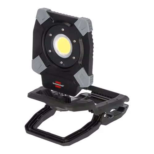 Brennenstuhl Faretto professionale a LED ibrido CL 5050 MBAH (faretto LED da lavoro 50 W, 6800 lm, IP65, tecnologia ibrida: cavo RN da 5 m e batteria, controllo Bluetooth, ingegnerizzato in Germania)