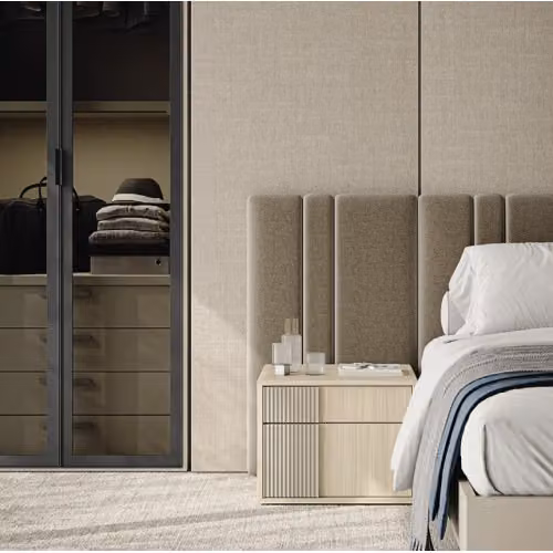 Comodino moderno 2 cassetti Code - Colombini Casa