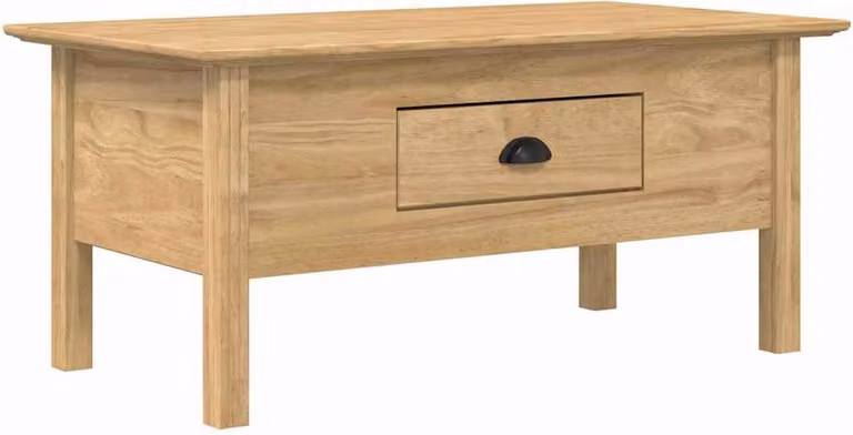 Tavolino da salotto BODO Marrone miele 100 x 55 x 45,8 cm