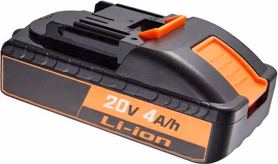 Batteria da 20V, 4,0Ah, agli ioni di litio - Lunga durata - Ideale per avvitatori e smerigliatrici a batteria - Ricarica rapida