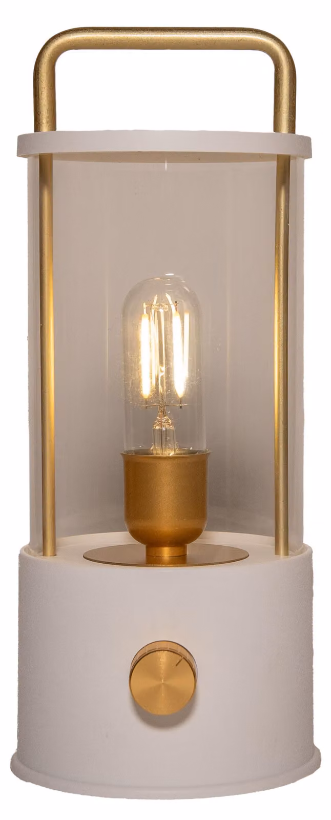 Coen Bakker lampada da tavolo per esterni bianco usb dimmerabile filamento LED bianco caldo 11x26cm