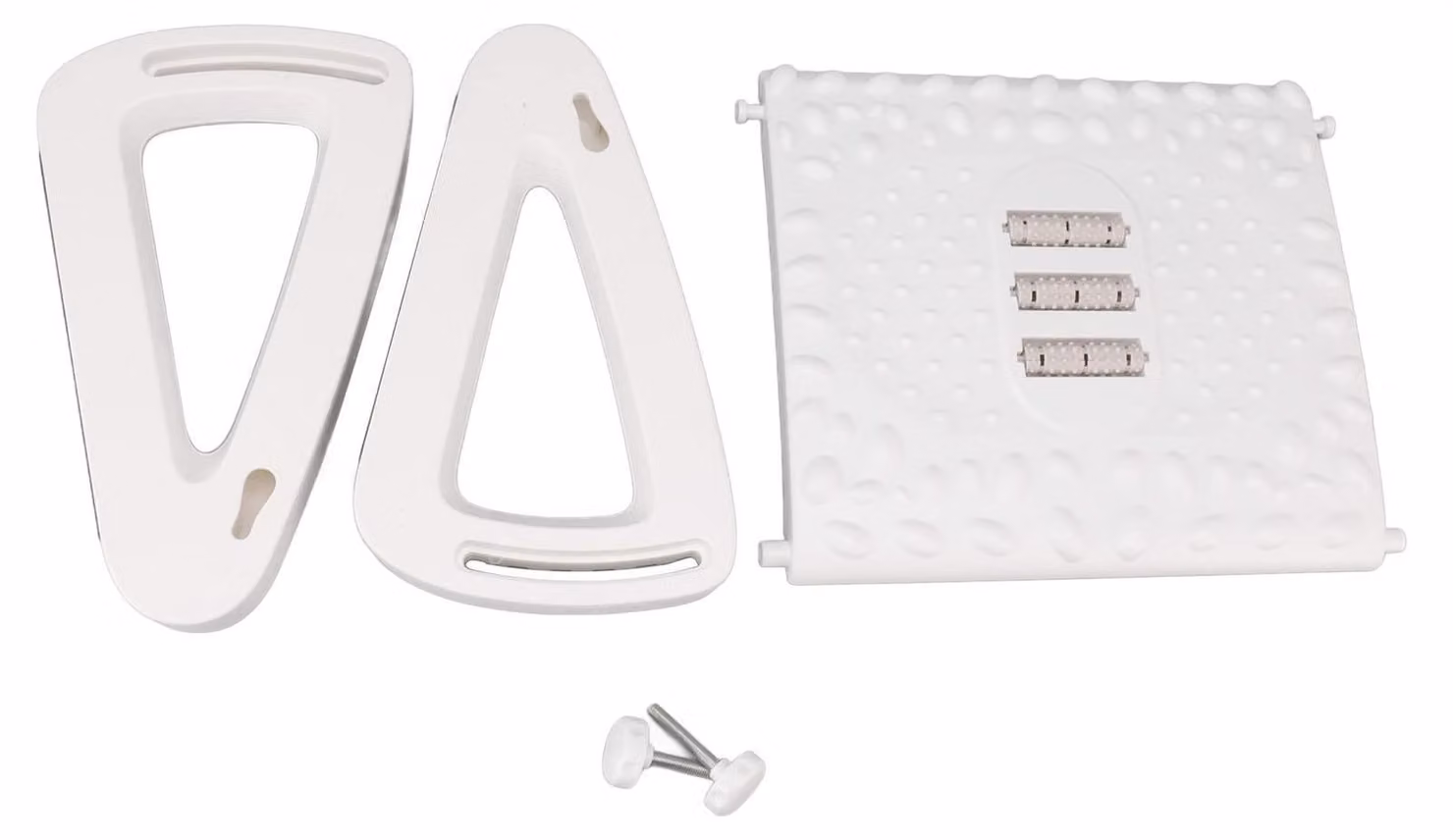Supporto ergonomico per i piedi con texture massaggiante, da utilizzare sotto la scrivania