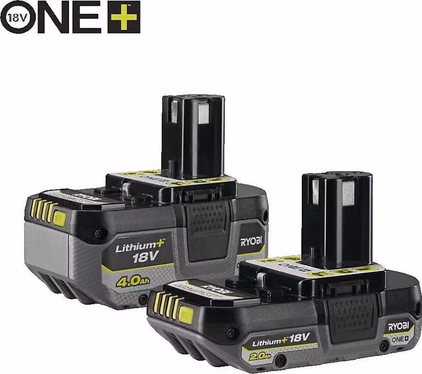 Set batteria Ryobi 'RB18242X' – 18 V (4 Ah e 2 Ah)