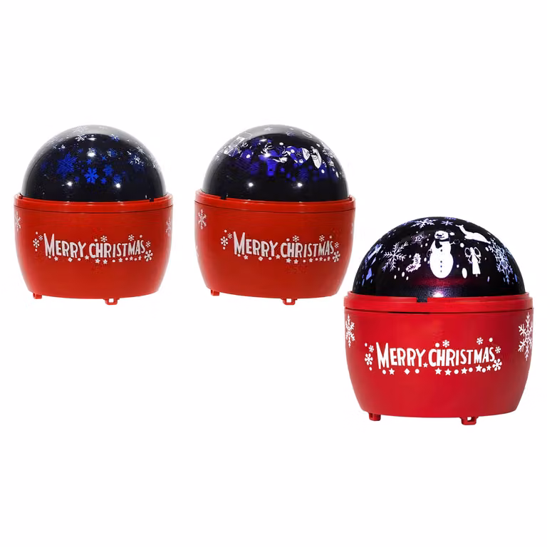 DICTROLUX Proiettore LED Natalizio Multicolor per Tavolo in Plastica