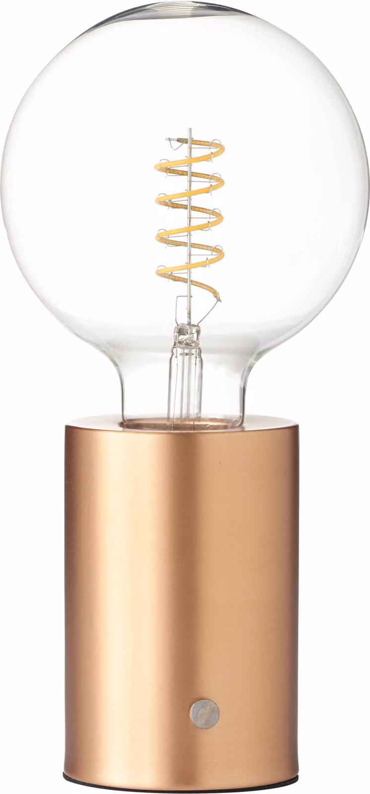 Lampada da tavolo ricaricabile a LED Lampadina stile Edison con filamento 2000mAh touch dimmer oro rosa lampadina chiara
