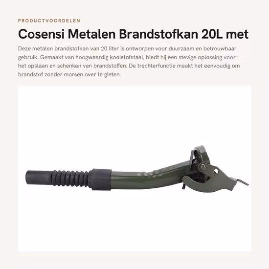 Contenitore compatto per carburante, con corpo Acciaio al carbonio, versatile, portatile e resistente