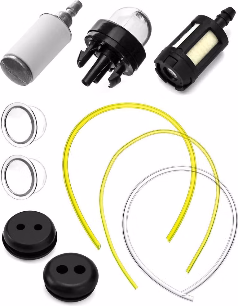 QWORK filtro benzina tubo benzina tubo diesel 30cm 2mm 2,5mm 3mm