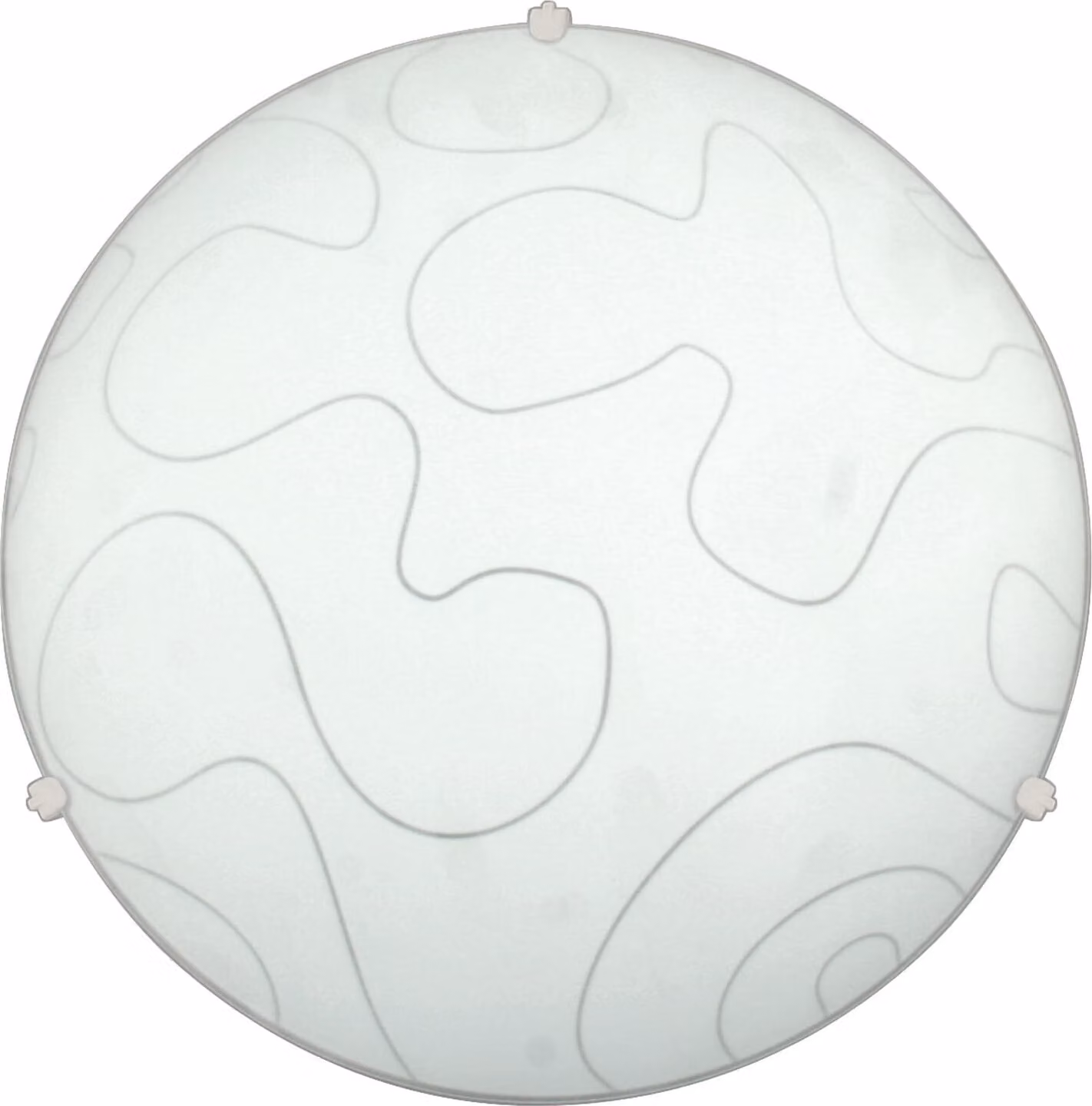 Lampada da soffitto rotonda MALIBU bianca 2xE27x40W in vetro, dimensioni: 9x40x40 cm, IP20, Candellux