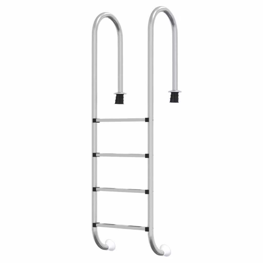 Scala per Piscina 54x38x184,5 cm Acciaio Inox 304