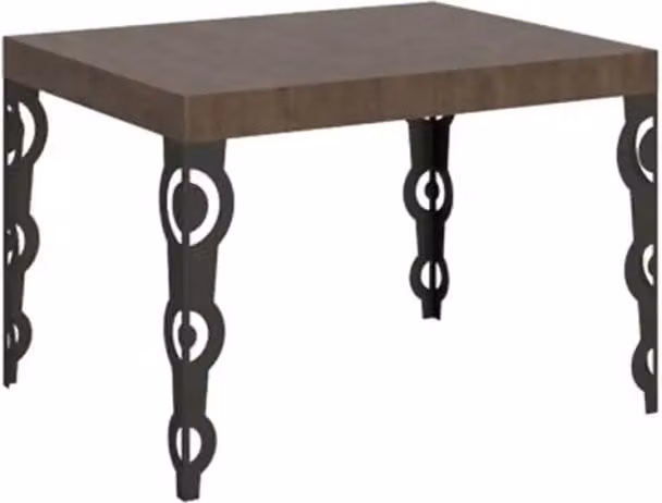 Tavolo allungabile Itamoby Karamay rettangolare colore noce con gambe antracite L: 110-194 cm, P: 70 cm