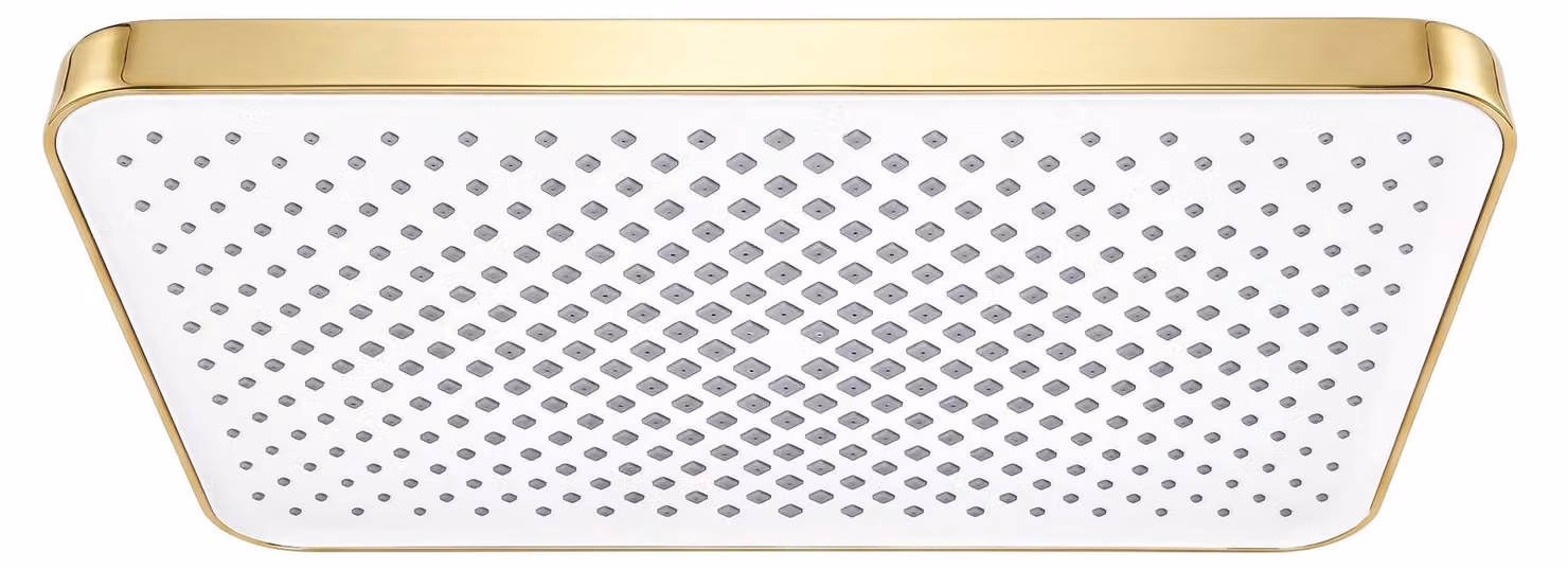 Rea Soffione Doccia Rettangolare Js-032 Gold