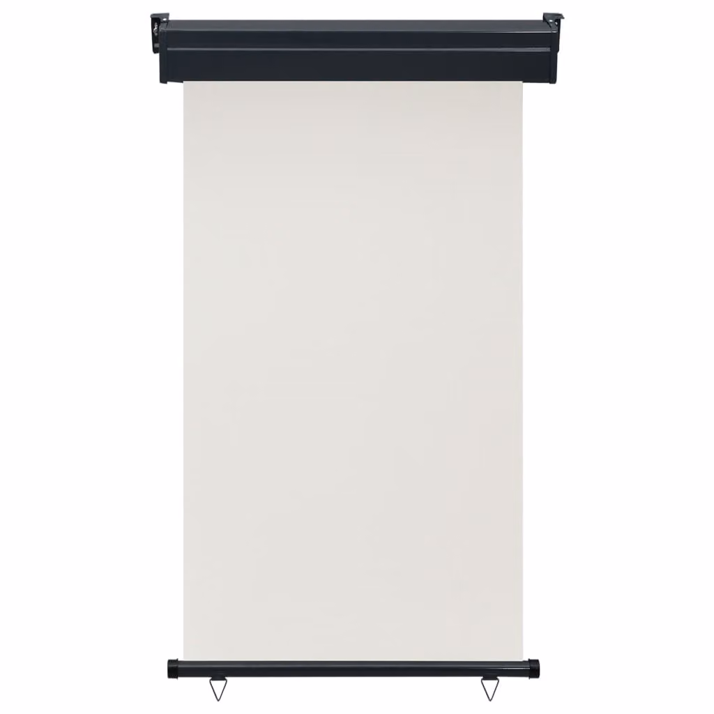 The Living Store Tenda da sole laterale per balcone 100 × 250 cm Crema